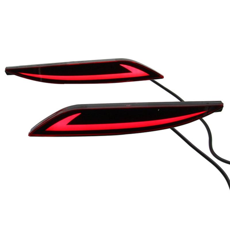 Car Rear Bumper Reflector Brake Light Turn Signal Fog Lamp Parts For Hyundai Sonata 8 2010 2011 2012 2013 2014 2015