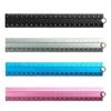 Scale-Lined Foldable Ruler with Metal Body and Center Joint for Drawing, Measuring, and Positioning Craft Layouts