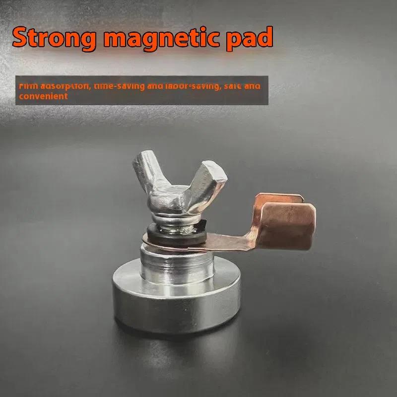 1 kus Silně přilnavý Rychloupínací Magnetický Držák Magnetická Uzemňovací Svorka Silná Magnetická Svářecí Podpěrná Svorka