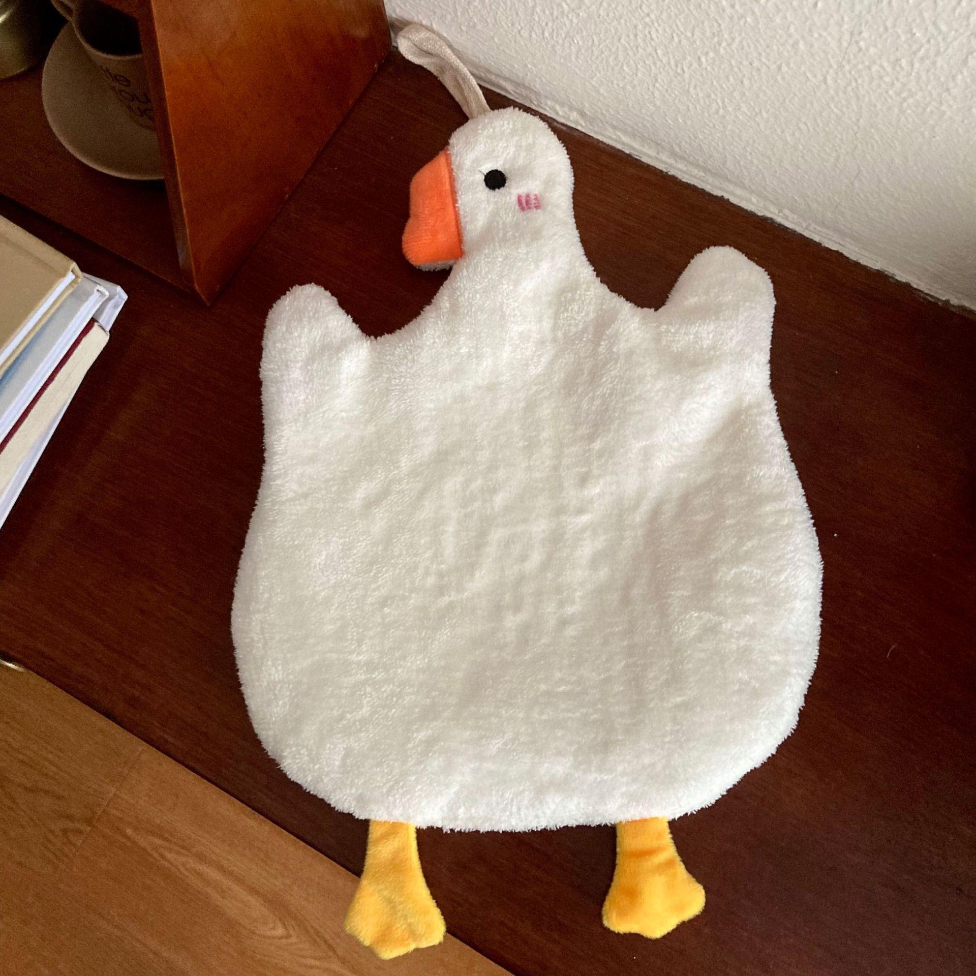 

Рушник для рук милий каченя супервбираючий підвісний кухонний мультяшний дитячий рушник для рук подарунок рушник для рук рушник білий