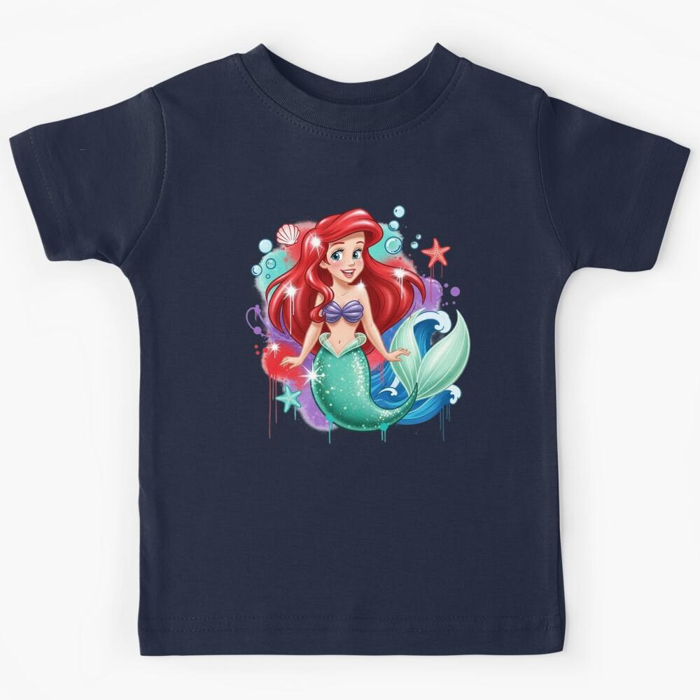 Ariel – Magical Mermaid Princess Art Kids T-Shirt 160
