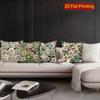 2D Vintage Floral Embossed Style Throw Pillow Covers Pattern Cushion Cover Suitable For Sofa Bedroom Car Pillow Cover