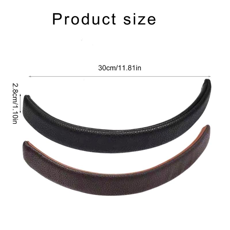 Easily Replaced Leather Headband Head Beam for 3 4 Headphones Top Headband Fix Part
