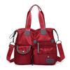 Fashion Oxford Tote Bag Large Capacity Waterproof Nylon Shoulder Bag Lightweight Multi-pocket Travel Crossbody Bag