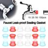 10-100pcs Faucet Leak-proof Sealing Gasket Washer Silicone Belt Triangle Valve Rubber Pipe Hose Prevent Dripping Leakage Plug