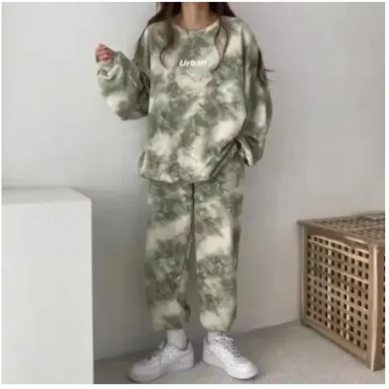 Women's Plus Size Long Sleeve Pants Set - 2025 Fashion: Spring, Autumn, Winter Casual Sportswear - Couples Two-Piece