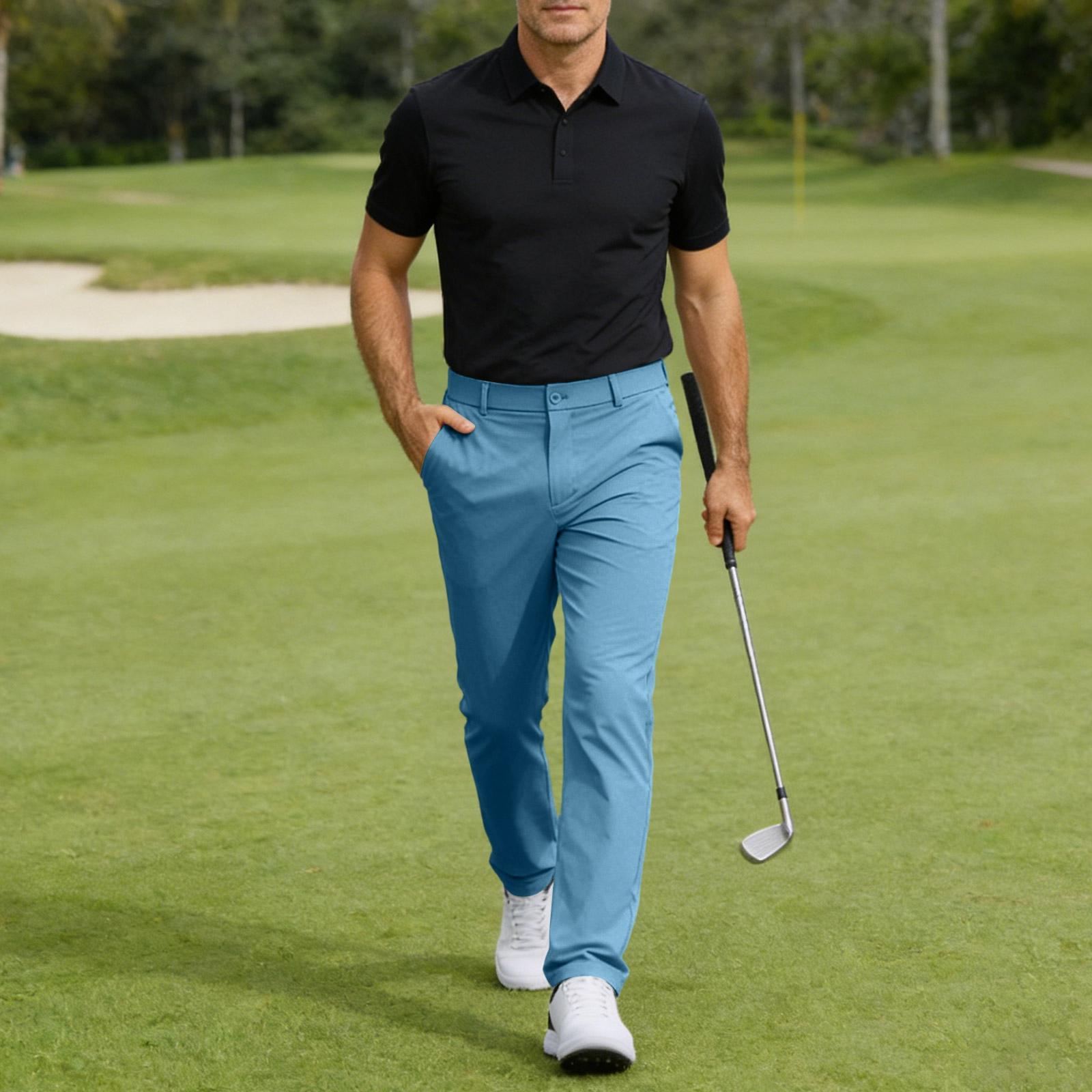 

Men s Outdoor Golf Pants, Outdoor Hiking Pants, Breathable Men s Casual Pants, Sports Pants XL небо синє кольору