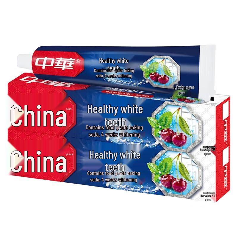 

Zhonghua Baking Soda Toothpaste, Fruity Fresh Breath (3x155g)