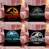 JJurassic WWorlds Movie Logo Cushion Cover Premium Comfort Reversible Pillow CoveTwo In One Design For Any Room  Car Interior