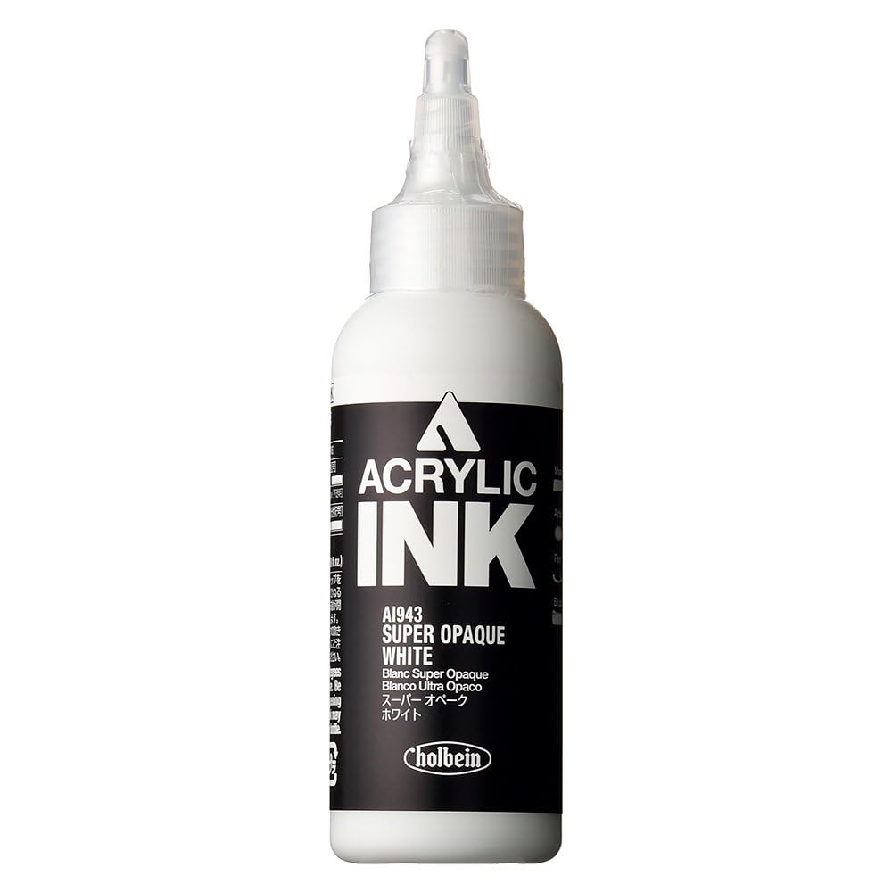 

Holbein Acrylic AI943 100ml Super Opaque White 15943 [Ink]