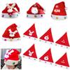 Light Kids Led  Adult Christmas Hat Santa Claus Snowman Reindeer Cap Xmas Gifts