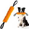 Colorful Double Handle Interactive Dog Toy Outdoor Training Equipment Teeth Grinding Plush Toy for Medium Large Dogs Pet Stuff