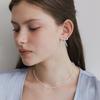(92.5 Silver) Crystal Mirror Ball Necklace Nz2412 Silver