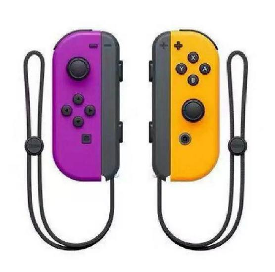 Wireless Bluetooth Joy-Con Controllers with Wake-Up Feature and Wrist Strap, Left and Right Separately for Switch