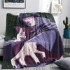 Naruto Anime Itachi Uchiha Pattern Flannel Blanket, High Quality Comfortable for All Seasons, Home Decor, Warmth and Comfort, Perfect for Gifts.
