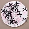 100Pcs 3mm Ribbons Mini Satin Ribbons Flowers Bows Ties DIY Craft Scrapbooking Embellishment Accessories Christmas Decorations