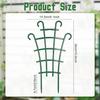4 Pack Trellis for Potted Plants, Stackable Small Plant Trellis for Indoor Climbing Plants, Potted Plant Trellis for Houseplants, Mini Plastic Garden