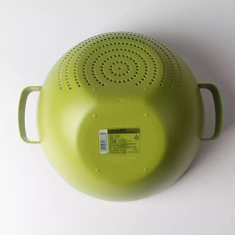 CHAHUA Dual-Layer Plastic Kitchen Strainer Basket