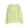 ELLE Hollow Design Cardigan Knitwear Women Tops Light-Green L8SZK165