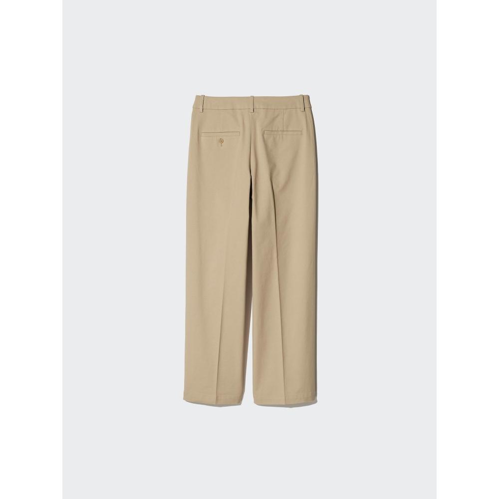 Uniqlo Japan Cotton Tuck Wide Pants