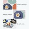 Nordic Style Heat Resistant Soft Silicone Placemat Restaurant Dining Table Mat