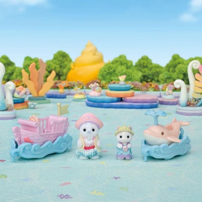 Mini-figurines - SYLVANIAN FAMILIES - Le Petit Train De La Mer - Dès 3 Ans