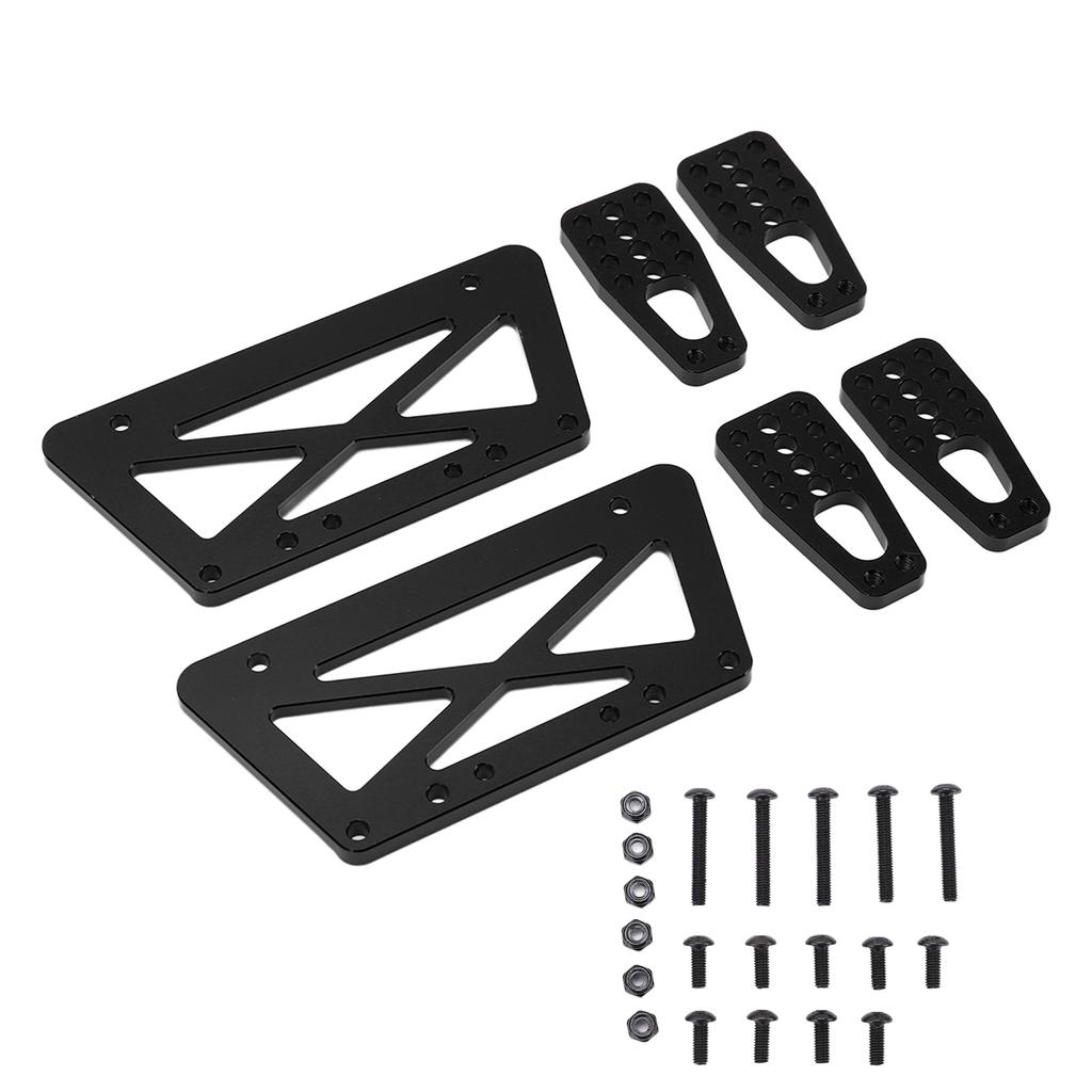 RC Metal Alloy Chassis Lift Plate Set Kit for Axial SCX10 110 RC Model Car PartsBlack