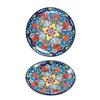 16cm Ceramic Plate Household Small Plate Fruit Plate Dessert Plate Flat Plate Bone Spit Plate
