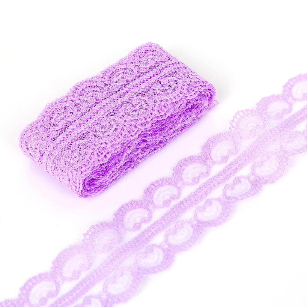 Koronka bez rozciągliwości - 5 jardów Dekoracyjny dodatek do odzieży DIY