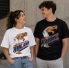 Maglietta Stampata con Motivo Calcistico Erling Haaland in Stile Cartone Animato, Top Casual Traspirante in Cotone a Manica Corta per Tifosi di Calcio