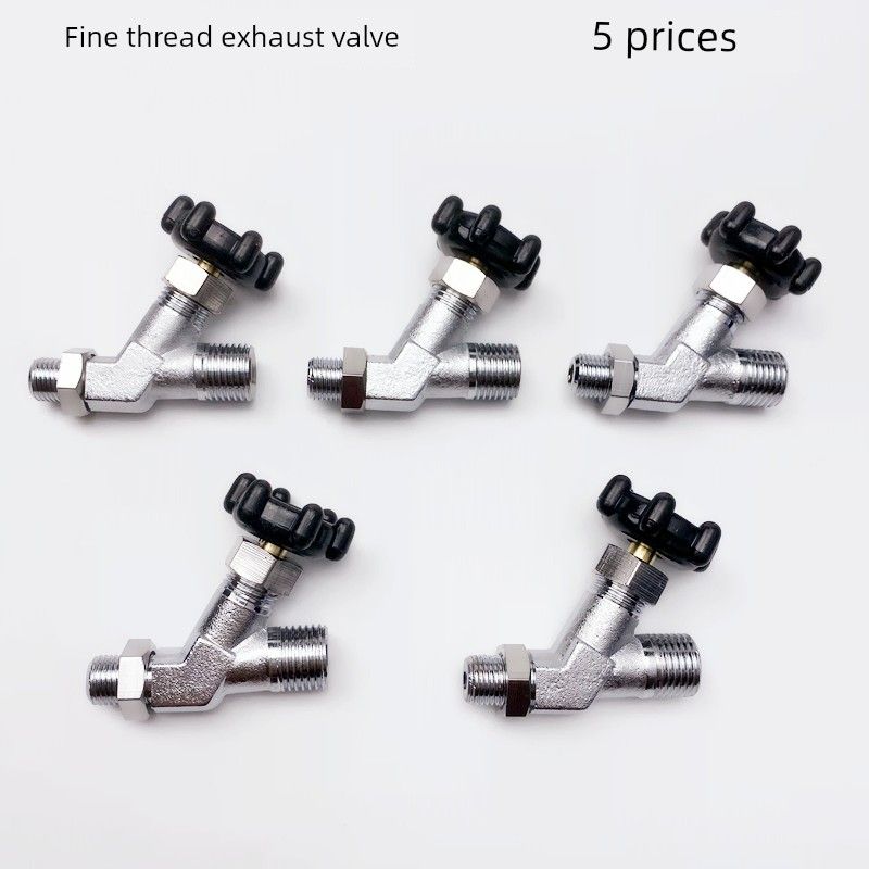 Boiler Iron Fine Thread Exhaust Valve Industrial Full-Steam Iron Accessories Tee Outlet Return Water Switch Drain Valve