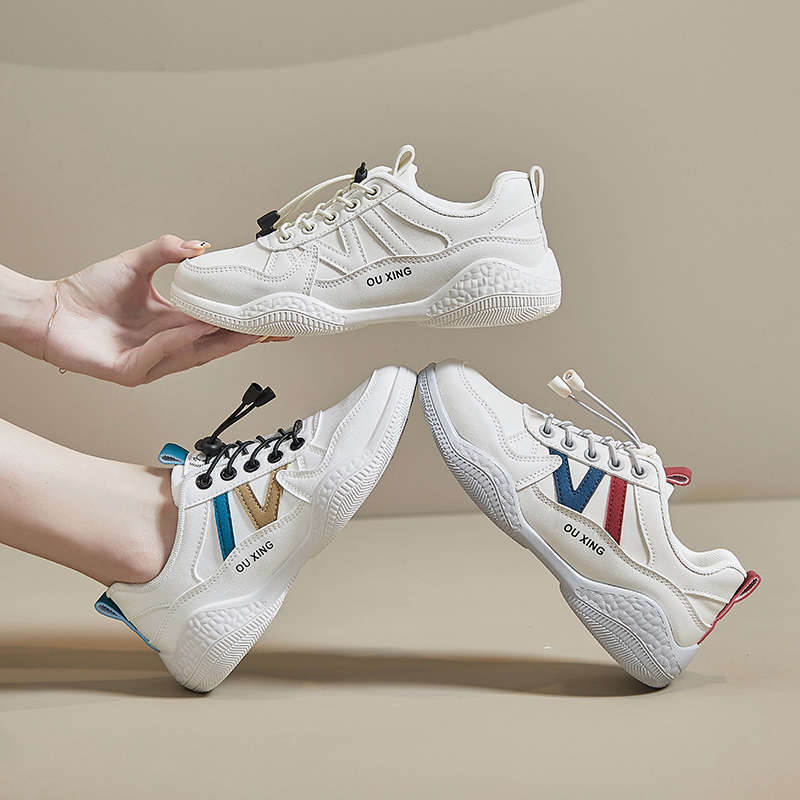 Versatile Student Strap-free Casual Sports Shoes Women's Spring New Women's Shoes Soft Sole Shock Absorption