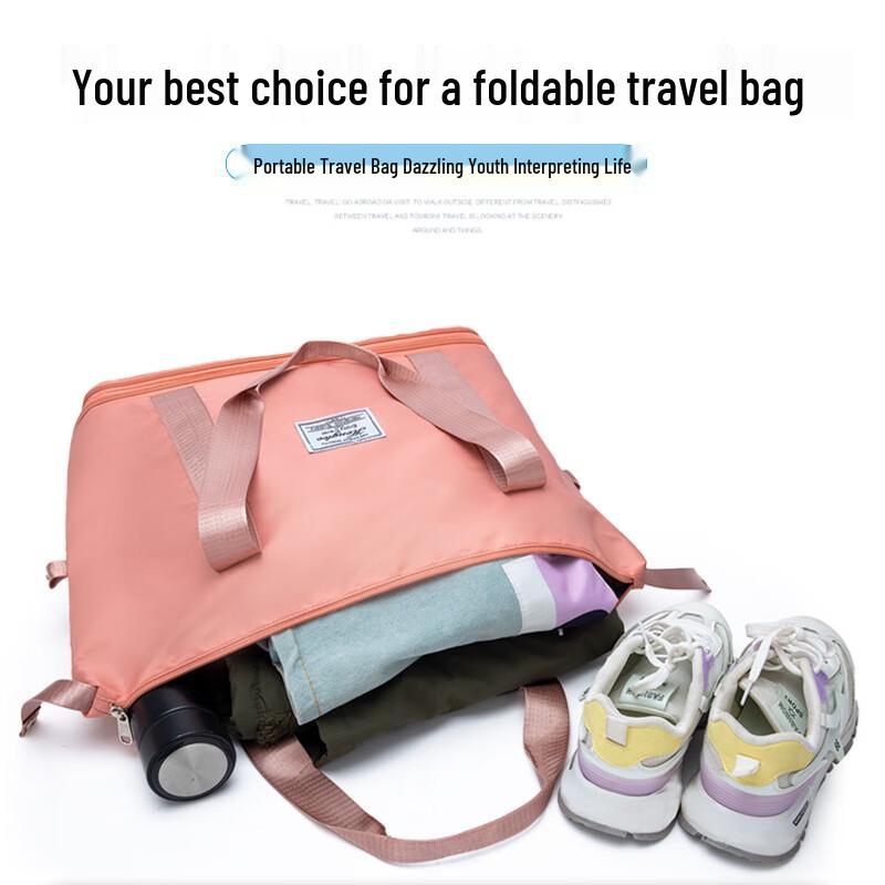 ZY Women's Large Capacity Portable Travel Duffle Bag