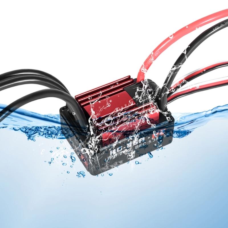 35A 105A Sensored Brushless ESC Speed Controller Adjustable Brake Accelerations For Remote Vehicle Tuning