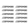 CQZ1 4/10pcs Car Styling 3D Aluminum Speaker Audio Stickers Badge Emblem Decal For Mercedes Benz AMG W124 W202 W203 W204 W210 W211