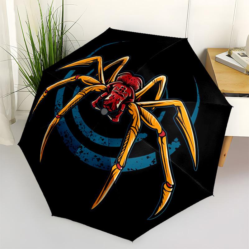 1pc Spider Bee Automatic Open/Close Umbrella, Windproof, Folding Compact Umbrella with Lightweight Design for Women/Men229