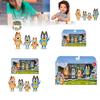 Bluey Familie Bingo Spielzeug 4 Stück Pack Actionfigur Set Perfekte Kindergeschenk Sammlung