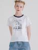 LA MAISON STUDIO Toy Pony Slim Fit Short Sleeve T-Shirt White Navy (Fcg2Ts768W)