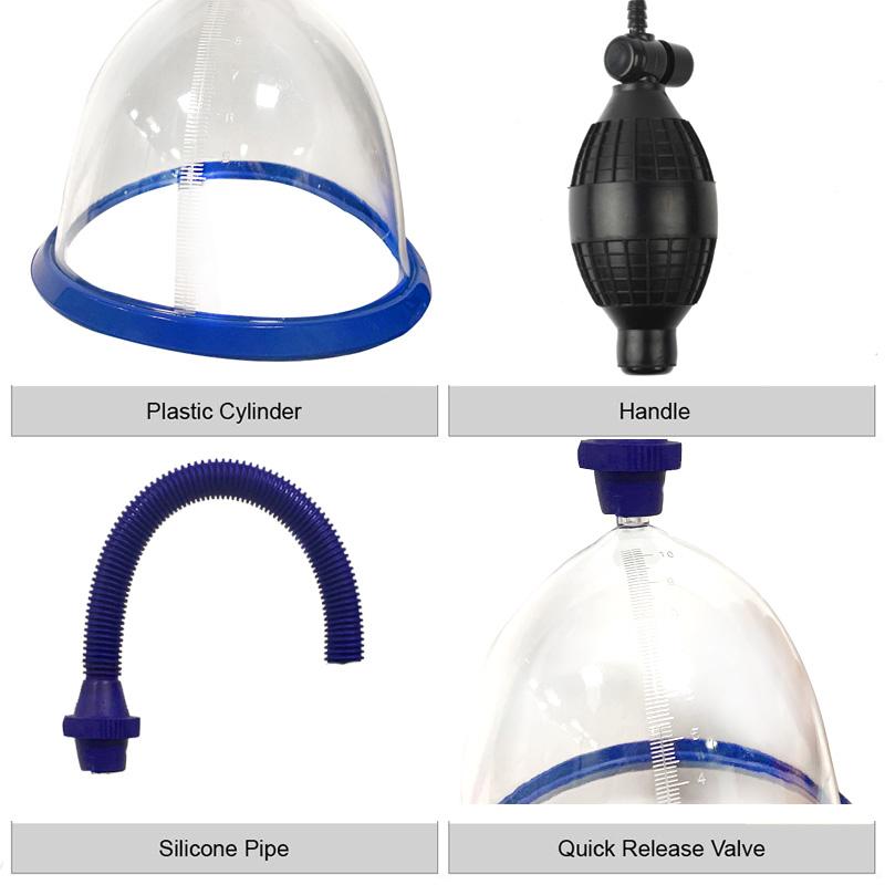 Pompa per vuoto per fica Ventosa per clitoride vaginale Anello di tenuta in silicone grande per succhiare la tazza Giocattolo per flirtare sexy con pallottola morbida e stretta