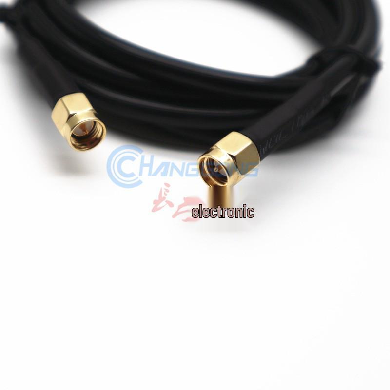 50-3 SMA-J Doppelstecker Kabel: SMA-Stecker auf Stecker Adapter, Innengewinde/Stift, RG58 Verlängerung