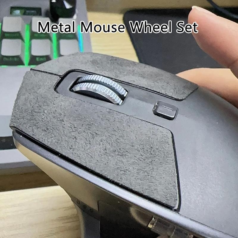 Metall-Scrollrad und langlebiges Aluminium für 2S Wireless Mouse, Anpassung von Hauptrolle und Seitenrad