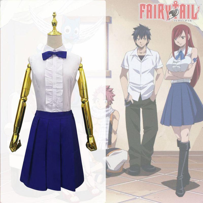 Fairy Tail - Erza Schukalet Cosplay Women's Fairy Queen Costume in Stock