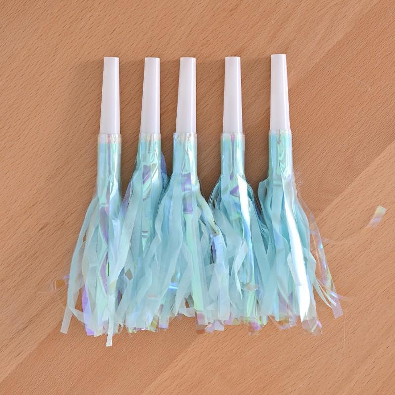 Colorful Tassel Dragon Whistle for Party Decorations & Photo Props