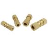 High Pressure Brass Pipe Joint 3/16 Size Tool Free Installation For Home Plumbing Maintenance