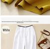 Trendy Women's Japanese-Style Wide-Leg Cotton and Linen Drape Pants
