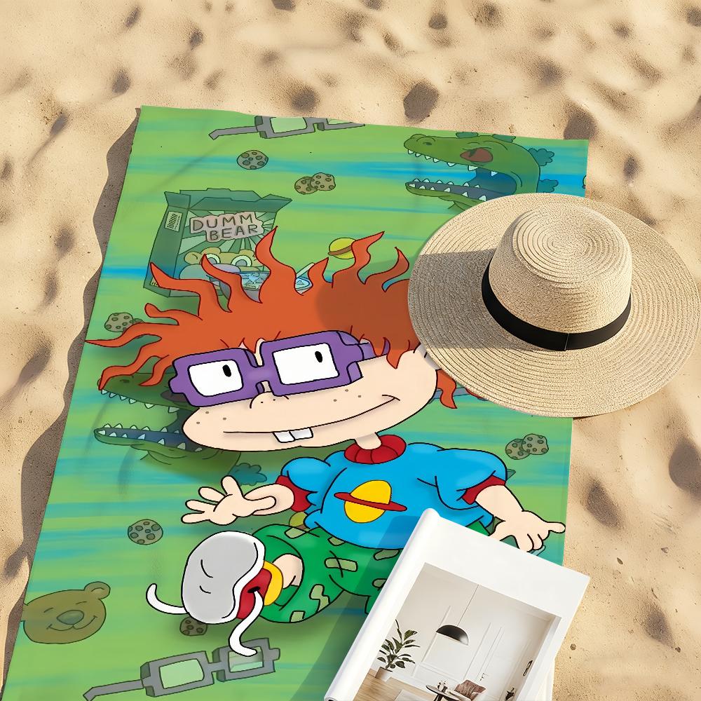 Cartoon R-Rugrats Funny Cute Towel Soft Pool Gift For Travel Gym Shower Camping Quick Dry Sports Large Beach Towels