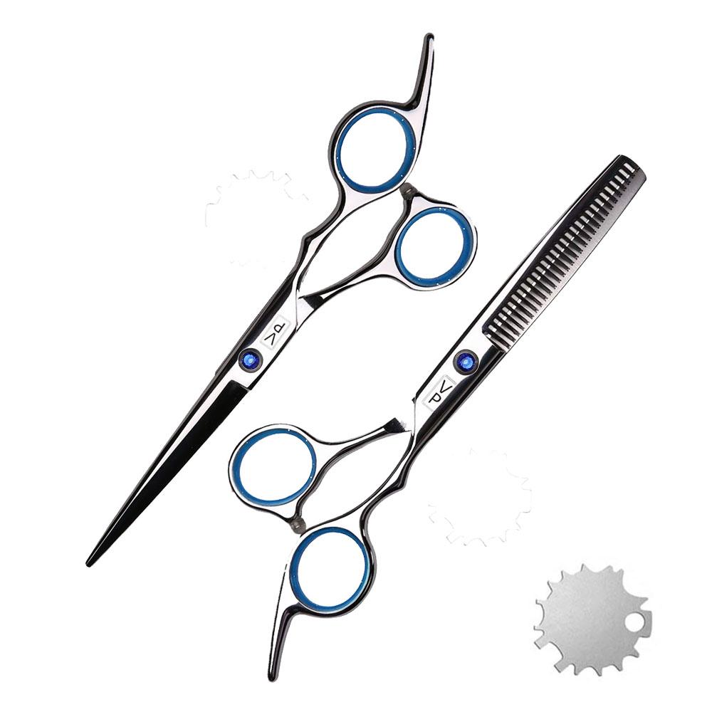 Profesjonalny Zestaw Nożyczek Fryzjerskich Nożyczki do Włosów Salon Fryzjerski Fryzjer Grzebień z Ogonkiem Peleryna do Włosów Grzebień do Strzyżenia Narzędzie do Stylizacji