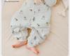 He'er Te 120g Silk Quilted Baby Sleeping Bag with Detachable Sleeves and Legs - Class A Anti-Kick Blanket Pajamas for Autumn/Winter.