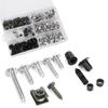 198Pcs Set Windscreen Fairing Screws M5 M6 Bolts Kit Motorcycle Accessory