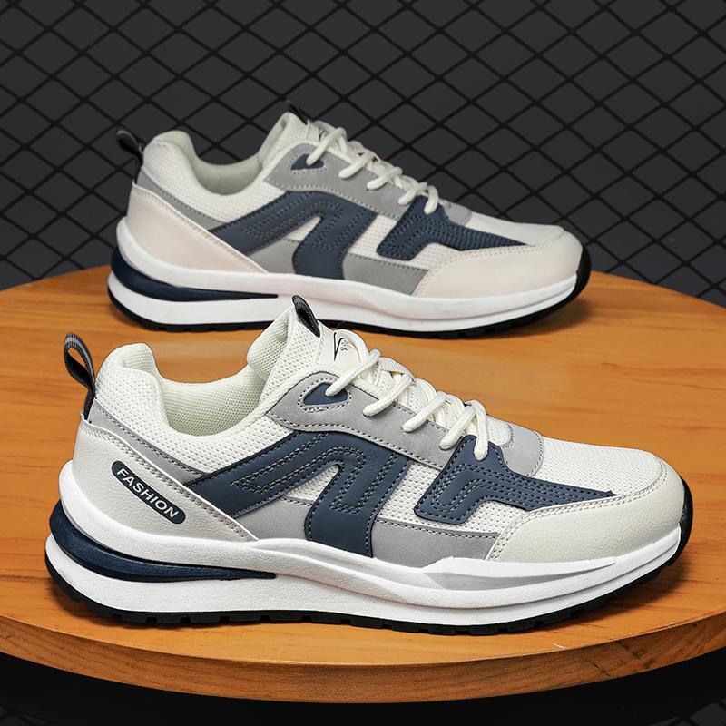 Scarpe Da Corsa Unisex Leggere Con Cuscino D'Aria - Sneaker Sportive Con Lacci, Grigie, 42 EU